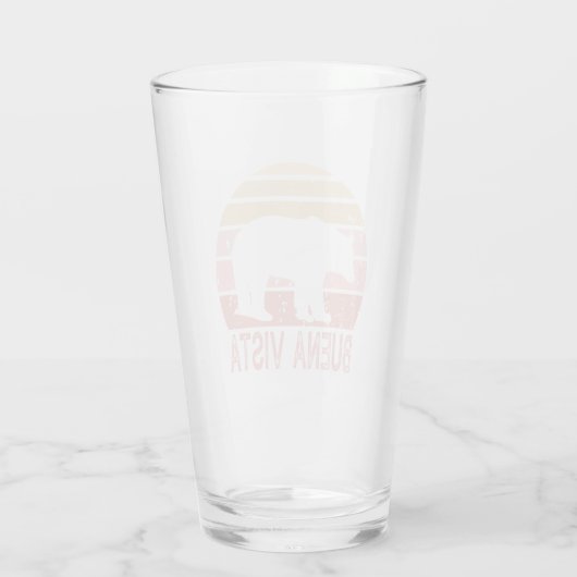 Buena Vista Colorado Retro Bär Glas (Rückseite)