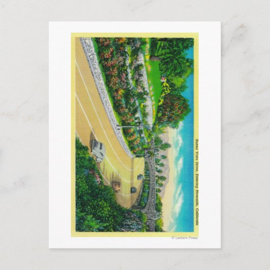 Buena Vista Drive, Riverside Postkarte (Vorderseite)