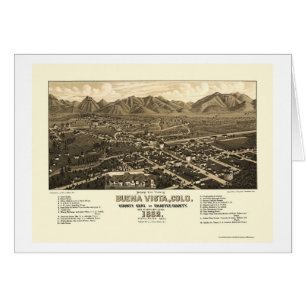 Buena Vista, panoramische Karte Co - 1882