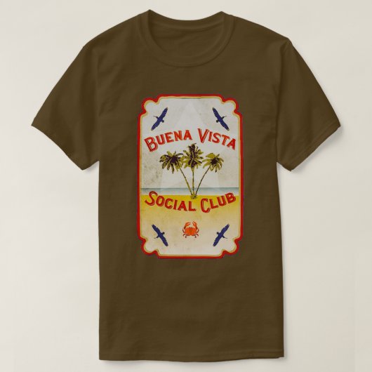 Buena Vista Social Club Beach T-Shirt (Design vorne)