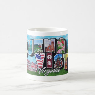 Buena Vista, VA - Ein Hauch von Heimat-Mural Kaffeetasse