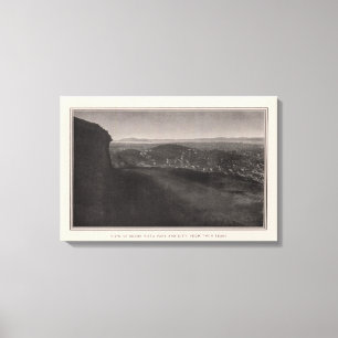 Buena- Vistapark, Stadt, von den Doppelspitzen Leinwanddruck