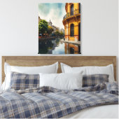 Buenos Aires Aquaremalkunst Leinwanddruck (Insitu (Schlafzimmer))