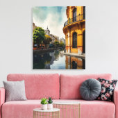 Buenos Aires Aquaremalkunst Leinwanddruck (Insitu (Wohnzimmer))