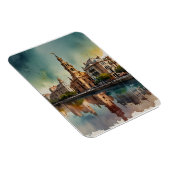Buenos Aires Aquaremalkunst Magnet (Rechte Seite)