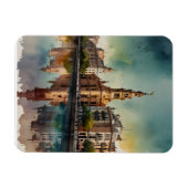 Buenos Aires Aquaremalkunst Magnet (Horizontal)