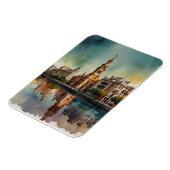 Buenos Aires Aquaremalkunst Magnet (Linke Seite)
