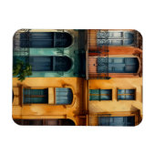 Buenos Aires Aquaremalkunst Magnet (Horizontal)