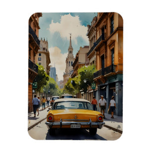 Buenos Aires Aquaremalkunst Magnet
