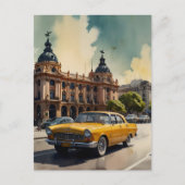 Buenos Aires Aquaremalkunst Postkarte (Vorderseite)