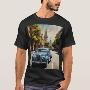 Buenos Aires Aquaremalkunst T-Shirt