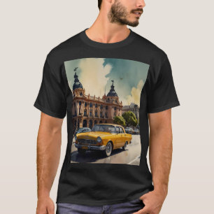 Buenos Aires Aquaremalkunst T-Shirt