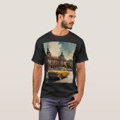 Buenos Aires Aquaremalkunst T-Shirt (Vorne ganz)