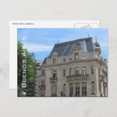 Buenos Aires Architektur Klassik Postkarte (Vorne/Hinten)
