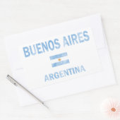 Buenos Aires Argentina Designs Rechteckiger Aufkleber (Umschlag)