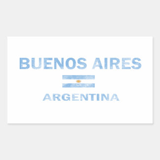 Buenos Aires Argentina Designs Rechteckiger Aufkleber