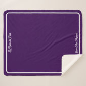 Buenos Aires Argentina Elegant Typographic Sherpadecke (Vorderseite (Horizontal))