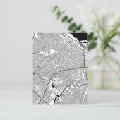 Buenos Aires Argentina Map Postkarte (Stehend Vorderseite)