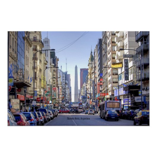 Buenos Aires, Argentina Poster (Vorderseite)