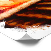 Buenos Aires Argentina Skyline by Night City View Poster (Ecke)