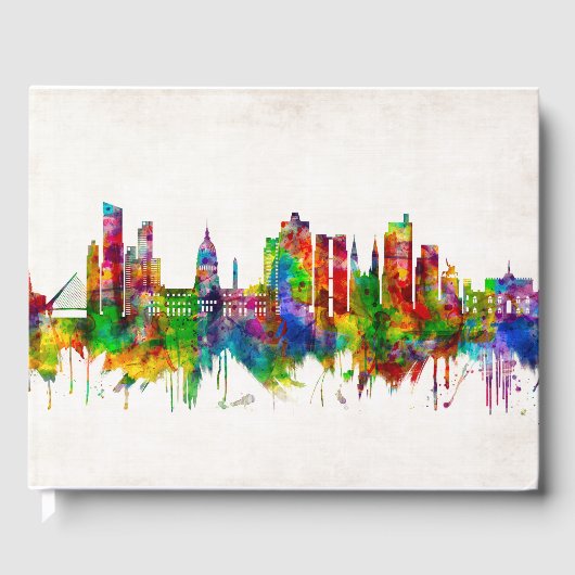 Buenos Aires Argentina Skyline Gästebuch (Vorderseite)
