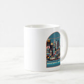 Buenos Aires Argentinien Art Deco Kaffeetasse (VorderseiteRechts)