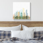 Buenos Aires, Argentinien | City Skyline Leinwanddruck (Insitu (Schlafzimmer))