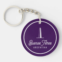 Buenos Aires Argentinien elegant minimalistisch Schlüsselanhänger
