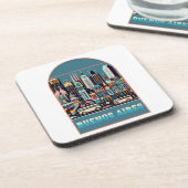 Buenos Aires Argentinien Getränkeuntersetzer (Linke Seite)