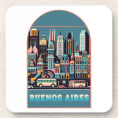 Buenos Aires Argentinien Getränkeuntersetzer (Vorderseite)