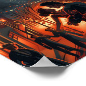 Buenos Aires Argentinien Jahrgang Reisevorführung Poster (Ecke)