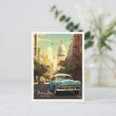 Buenos Aires Argentinien Jahrgang Reisevorführung Postkarte (Stehend Vorderseite)