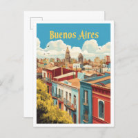 Buenos Aires Argentinien Jahrgang Reisevorführung