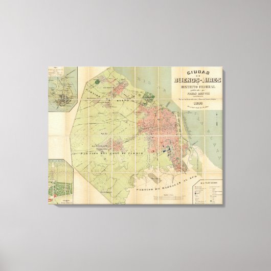 Buenos Aires Argentinien Leinwanddruck (Vorderseite)