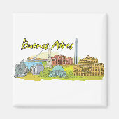 Buenos Aires, Argentinien Magnet (Vorne)