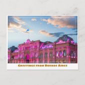 Buenos Aires Argentinien mit Casa Rosada Postkarte (Vorderseite)