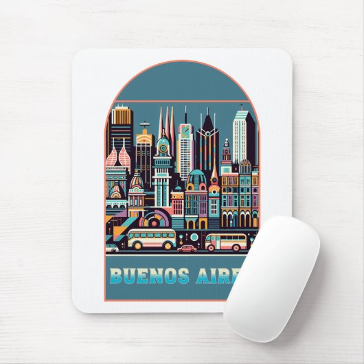 Buenos Aires Argentinien Mousepad (Mit Mouse)
