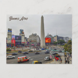 Buenos Aires, Argentinien, Obelisco Postkarte