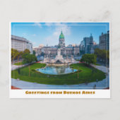Buenos Aires Argentinien Panorama Postkarte (Vorderseite)
