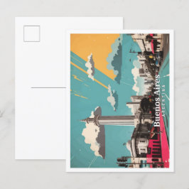 Buenos Aires Argentinien Pop Kunst, Dichtung und M Postkarte