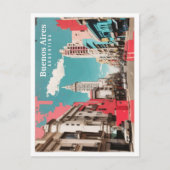 Buenos Aires Argentinien Pop Kunst, Dichtung und M Postkarte (Vorderseite)