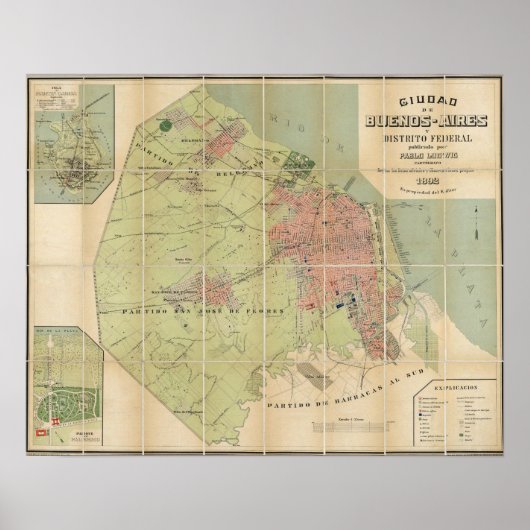 Buenos Aires Argentinien Poster (Vorne)