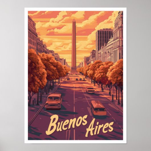 Buenos Aires Argentinien Poster (Vorne)