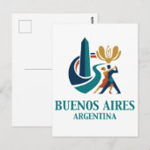 Buenos Aires Argentinien Postkarte (Vorne/Hinten)
