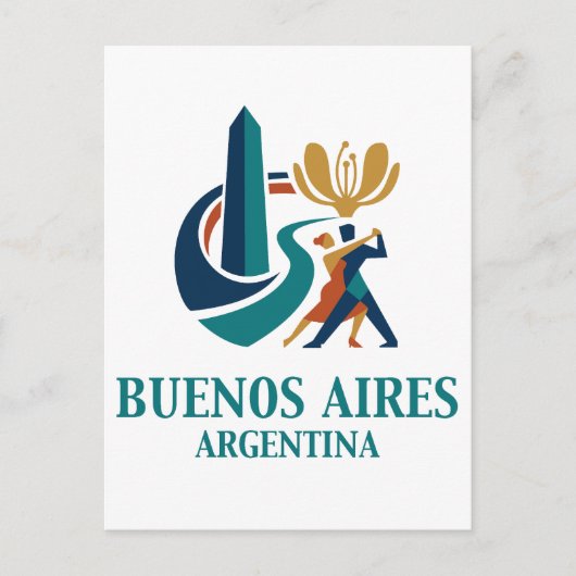 Buenos Aires Argentinien Postkarte (Vorderseite)