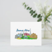 Buenos Aires - Argentinien Postkarte (Stehend Vorderseite)