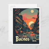 Buenos Aires Argentinien Postkarte (Vorne/Hinten)