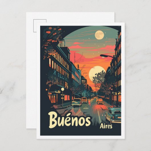Buenos Aires Argentinien Postkarte (Vorne/Hinten)