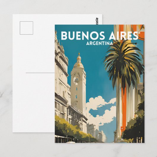Buenos Aires Argentinien Postkarte (Vorne/Hinten)