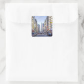Buenos Aires, Argentinien Quadratischer Aufkleber (Tasche)